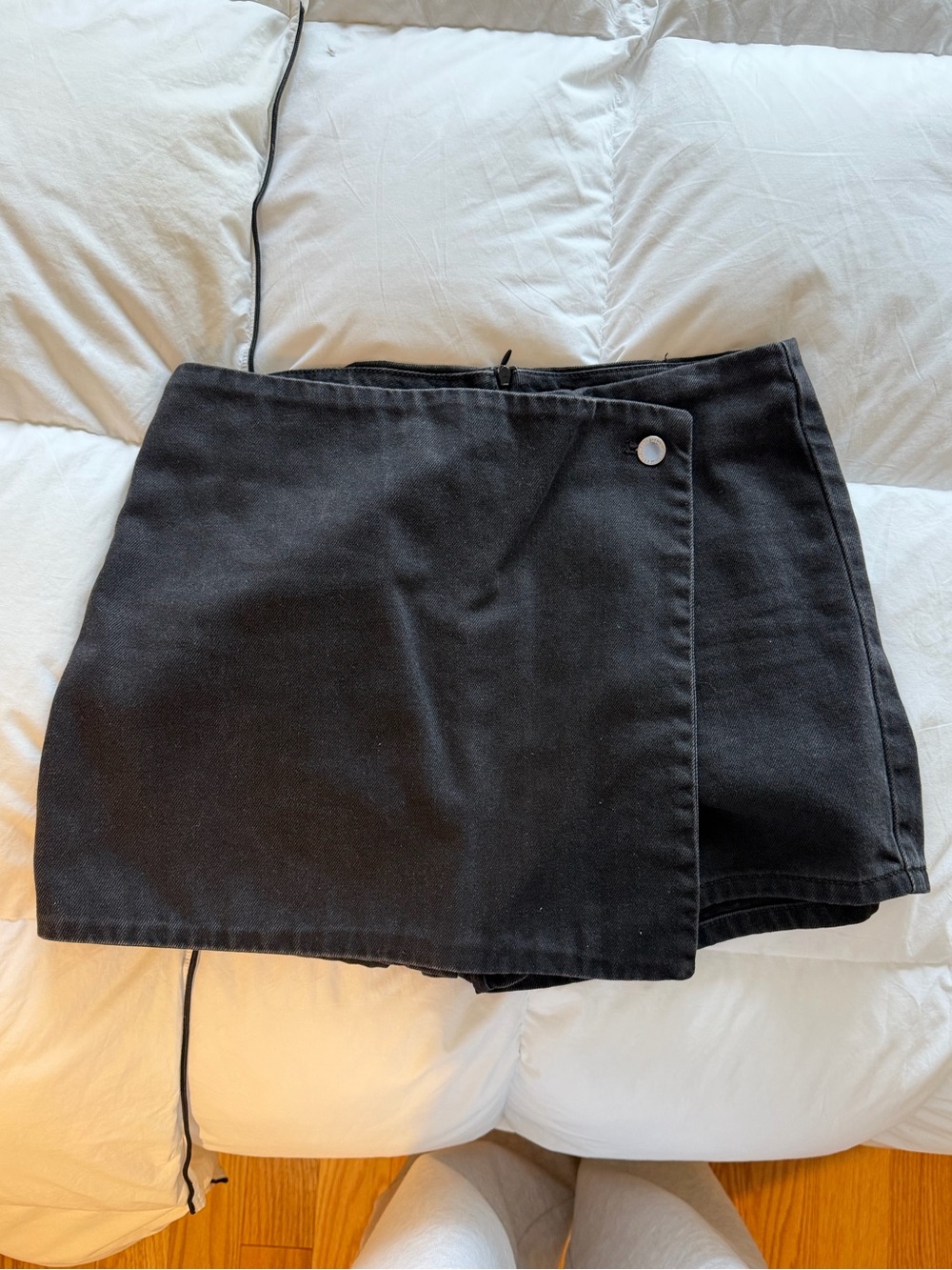 Mango Jean skort